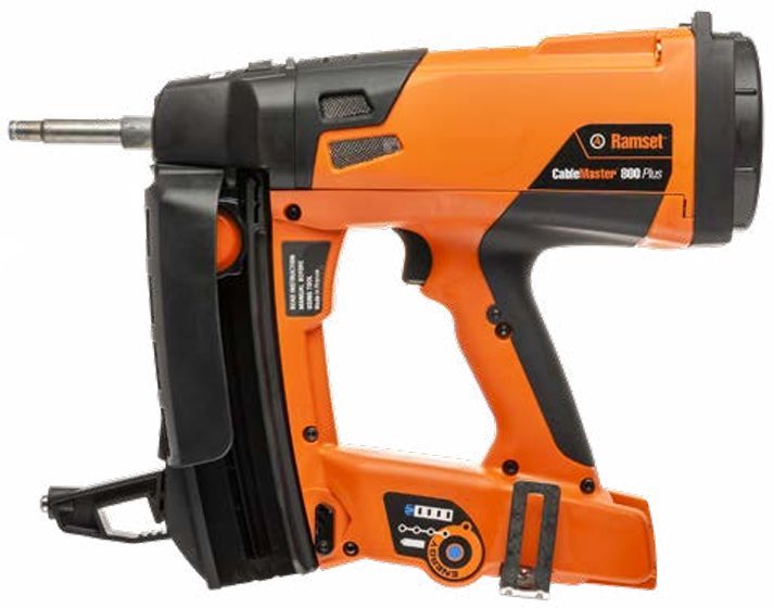 Orange Ramset CableMaster 900+ cable stapler.