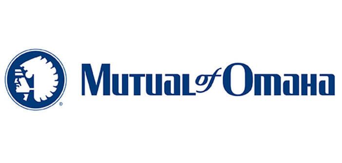 A logo of Mutual of Omaha