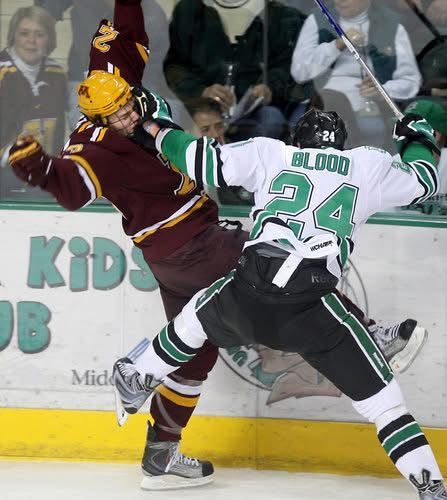 Ben Blood hockey hit