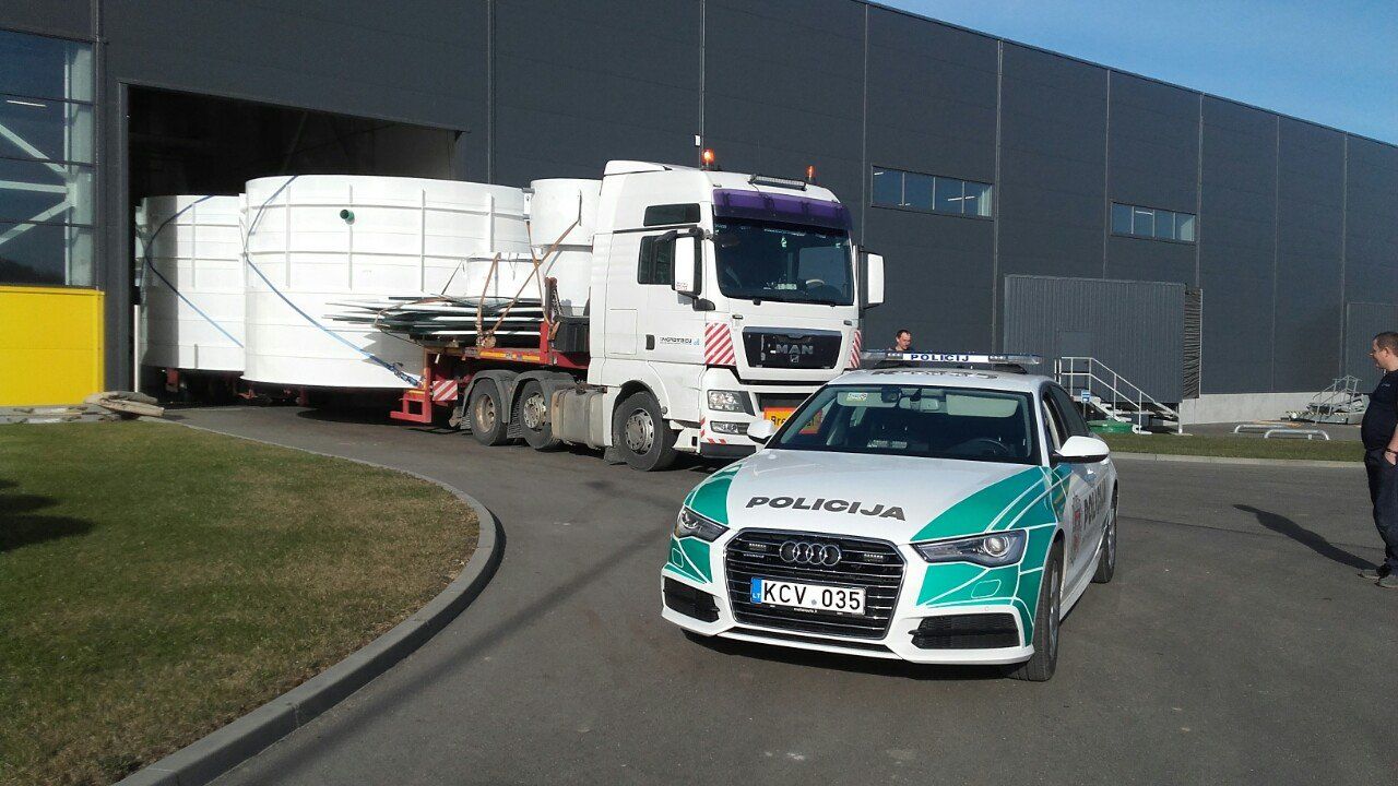 Negabaritinių krovinių transportavimas