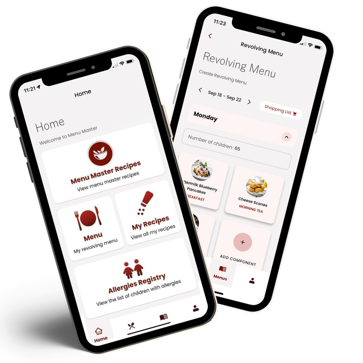 Menu Master app