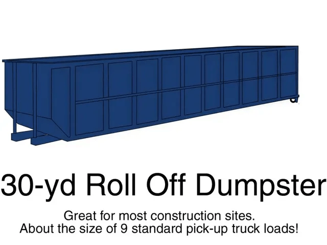 30 Yards Dumpster — USA — Emergency Dumpsters For Less