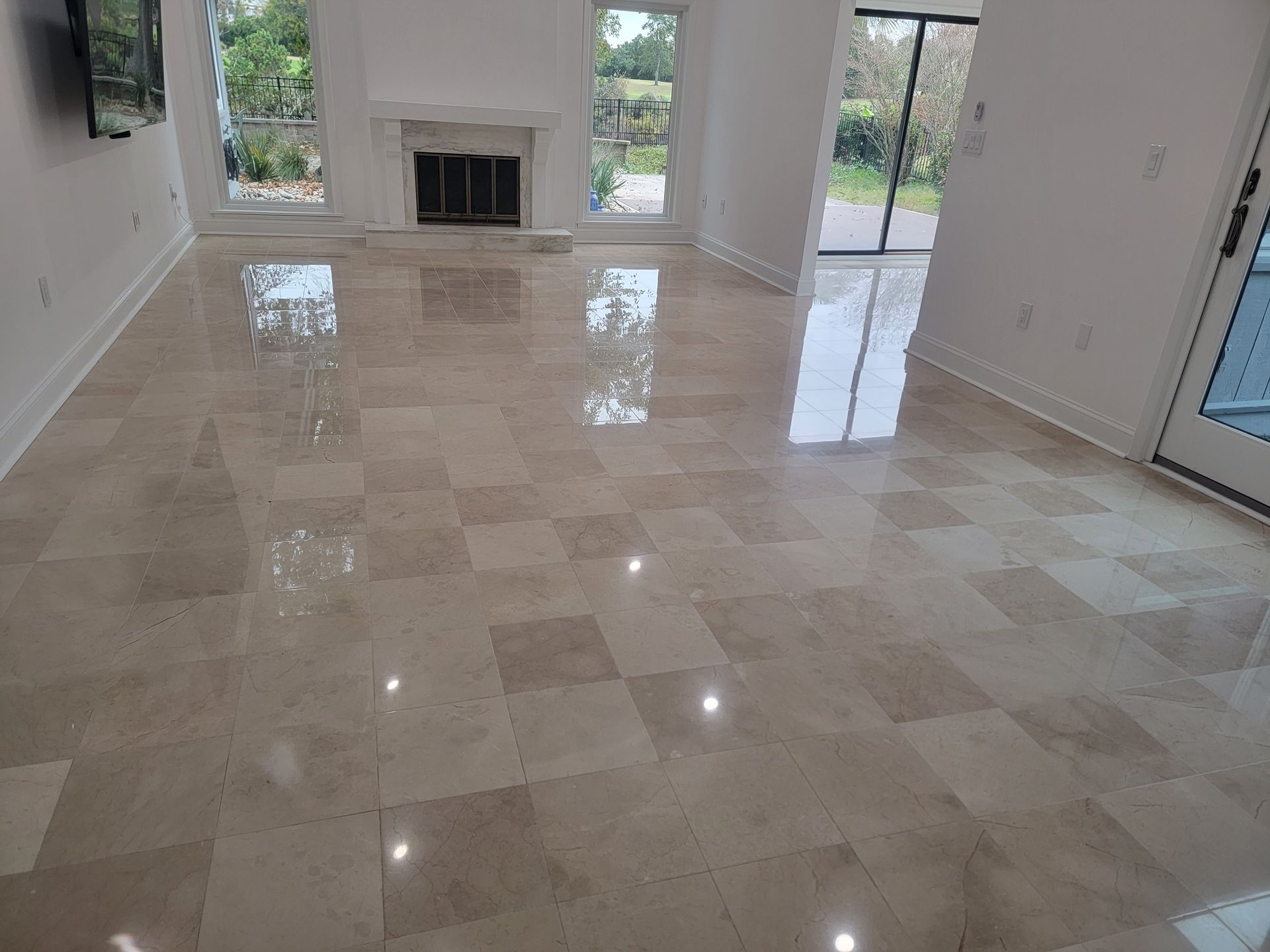 granite countertop restoration on white countertops