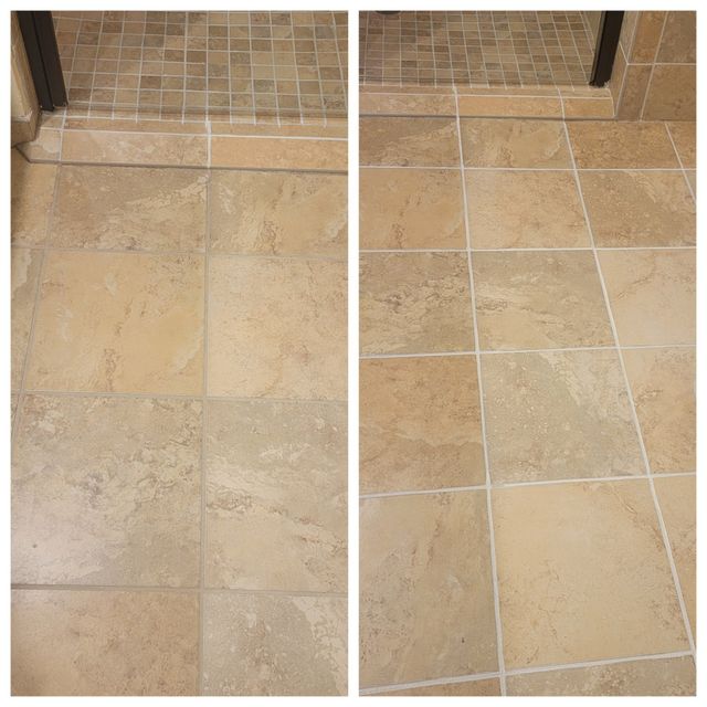 Our Professional Tile and Grout Cleaners in Bluffton SC Enhanced the  Appearance of This Shower