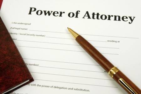 Power of Attorney form