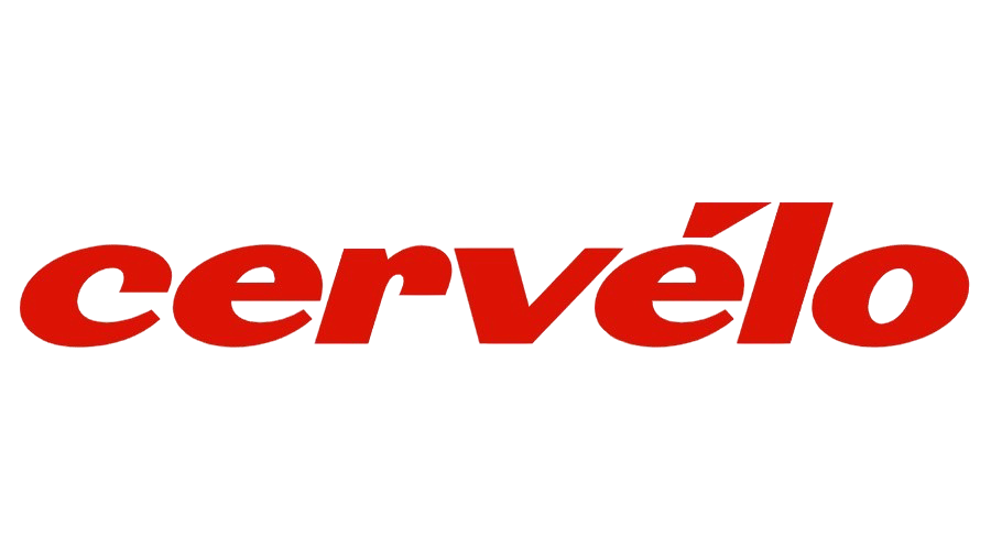 Cervélo logo in red, sans-serif font on a white background.