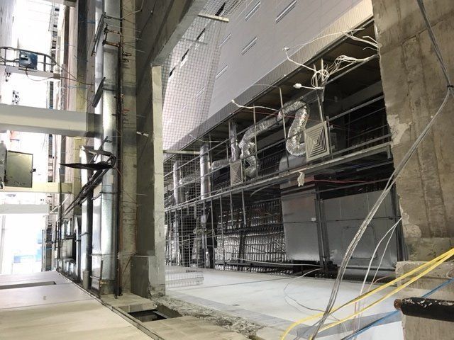 View of a project site