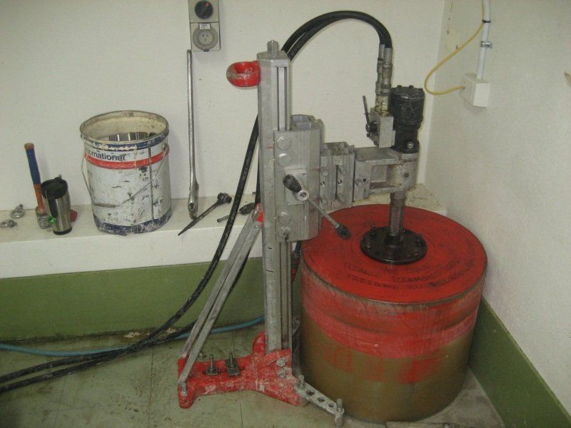 View of a machine used by contractor