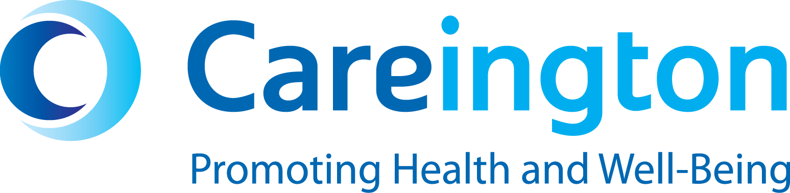 The logo for careington promoting health and well-being