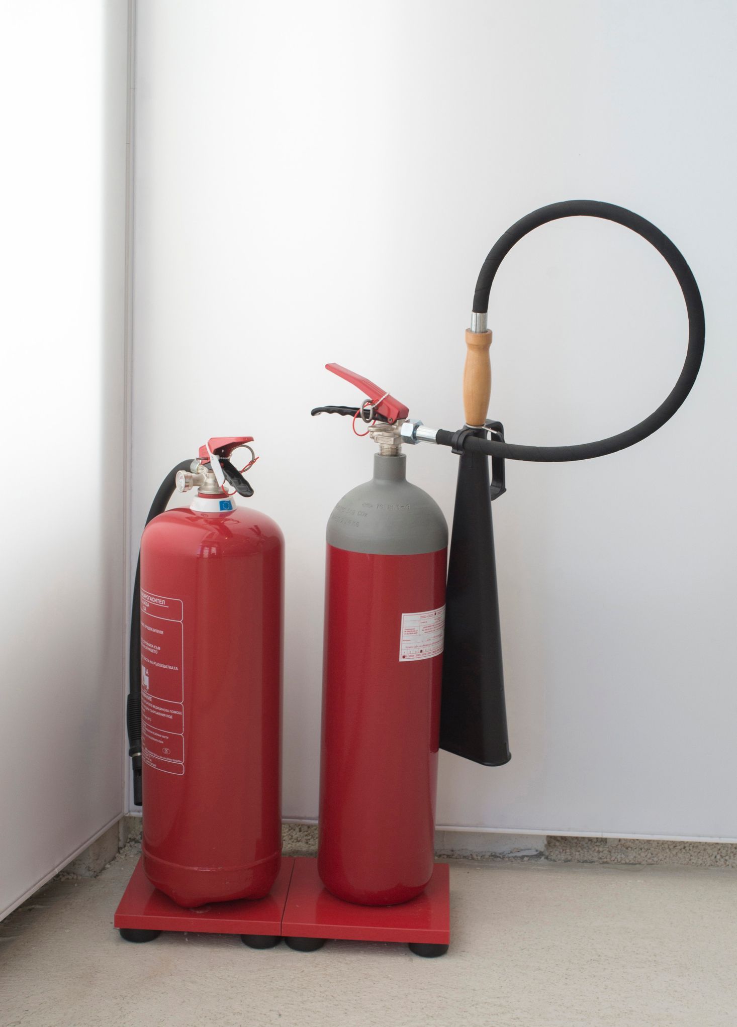 Two Red Fire Extinguishers — Montrose, CO — Frontline Fire Defense