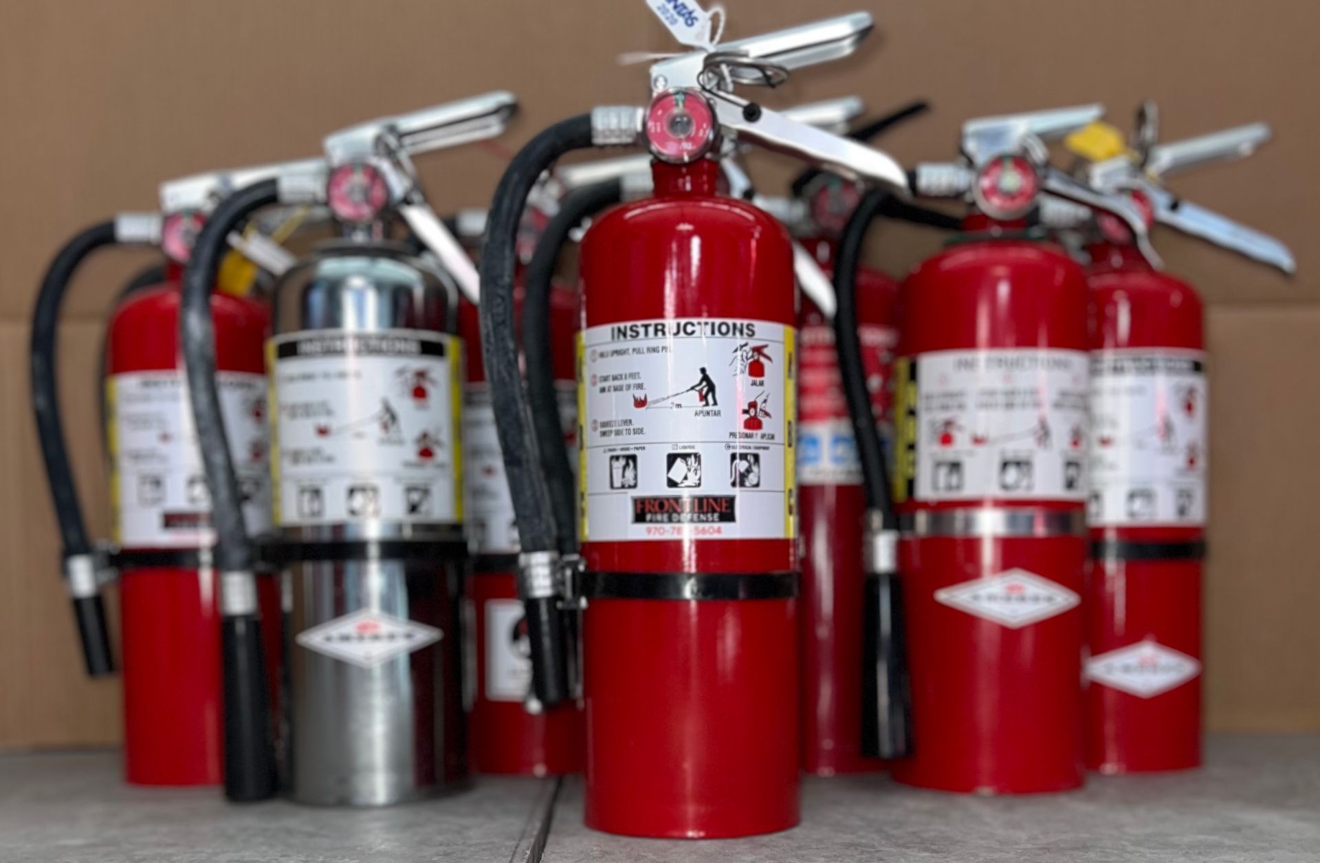 Green Fire Extinguisher — Montrose, CO — Frontline Fire Defense