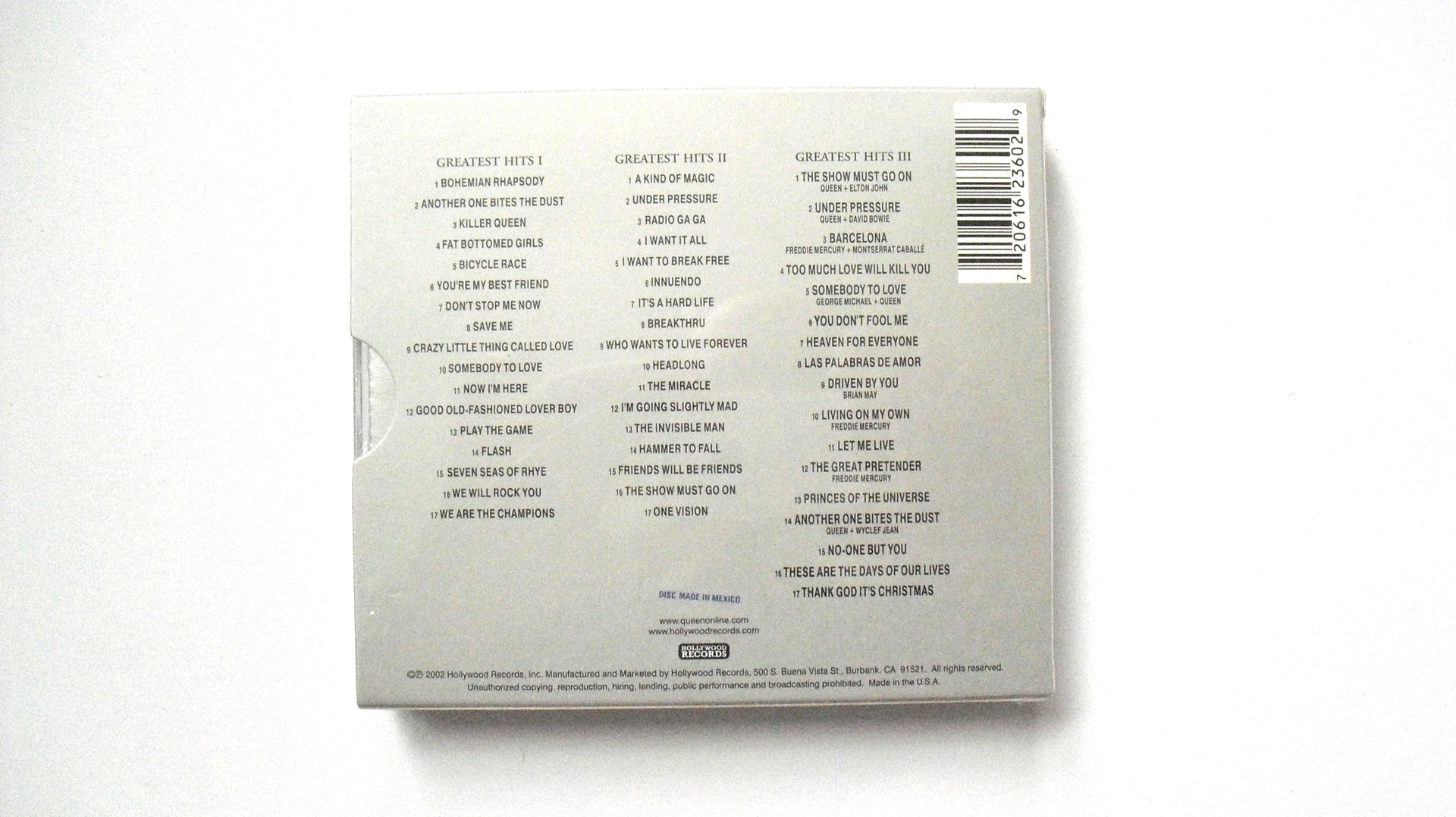 Queen - Greatest Hits I II & III