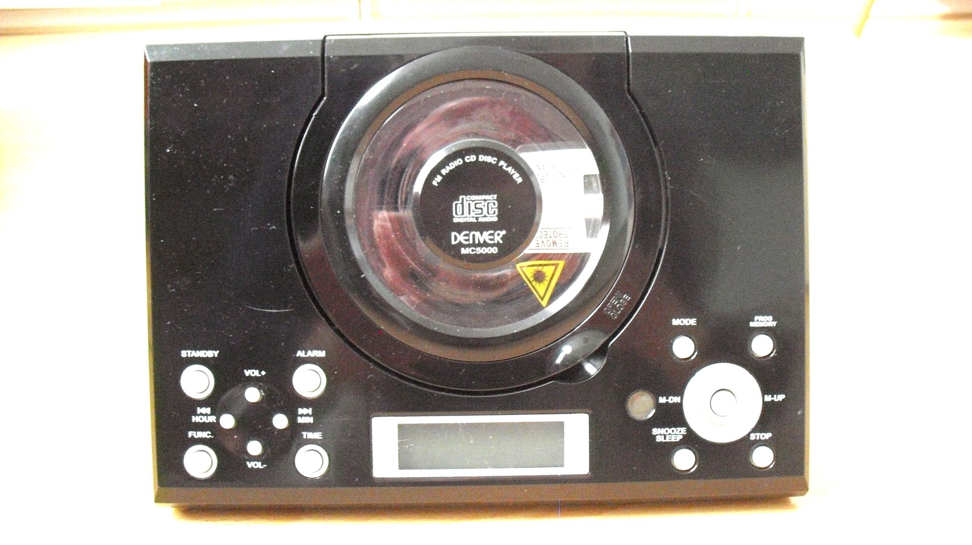 Denver CD-Speler met FM-Alarmklok PLL Radio Model MC5000