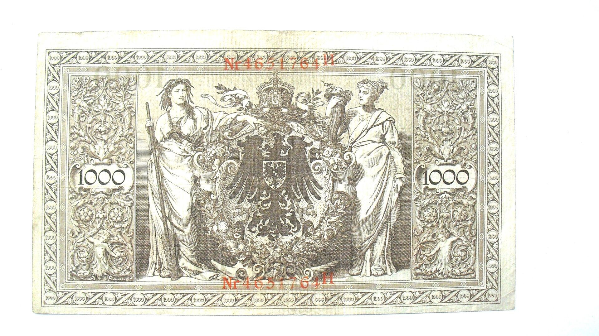 Duitsland: reichsbank 1000 Mark 1910 ZFr
