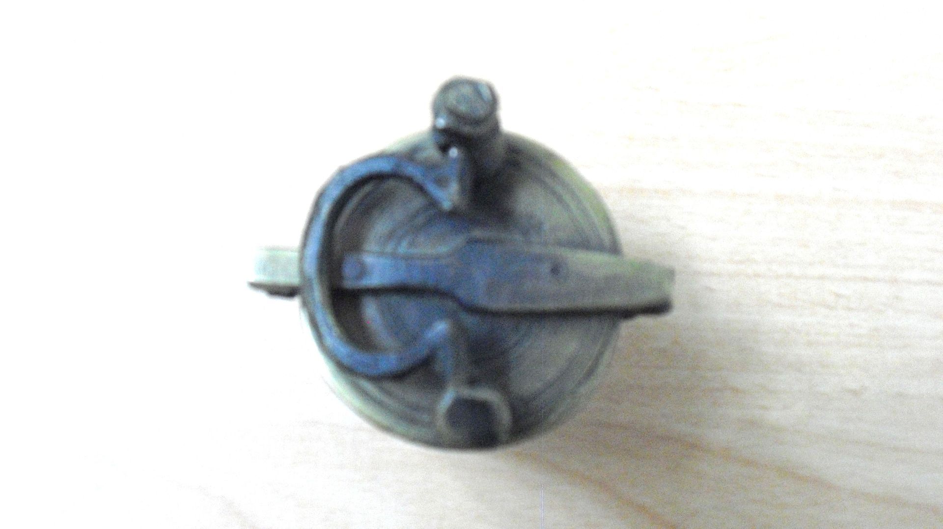 Brocante messing miniatuur emmer