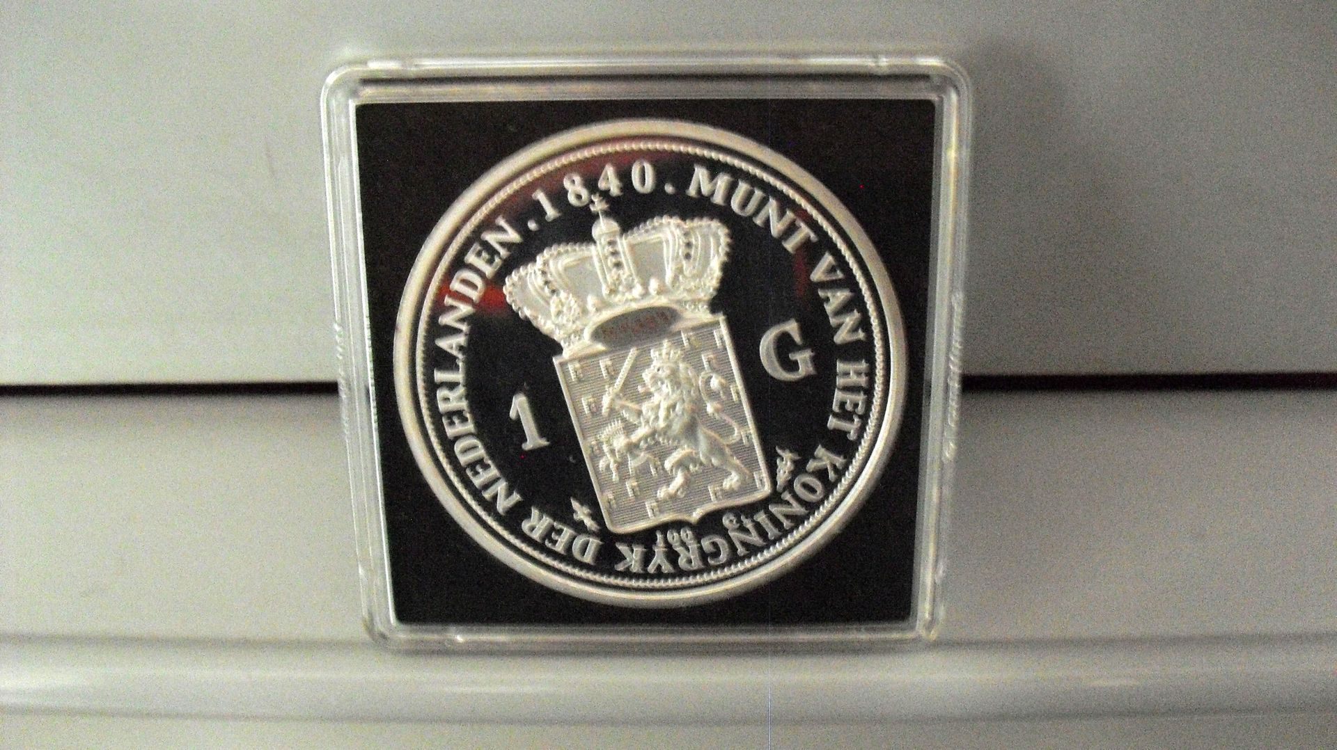 Nederland: Jubileumherslag 1 Gulden 1840