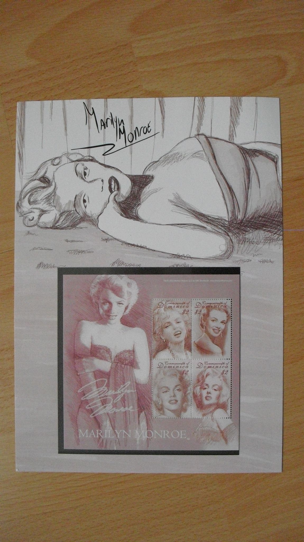 Dominica: 2003, Marilyn Monroe, postfris