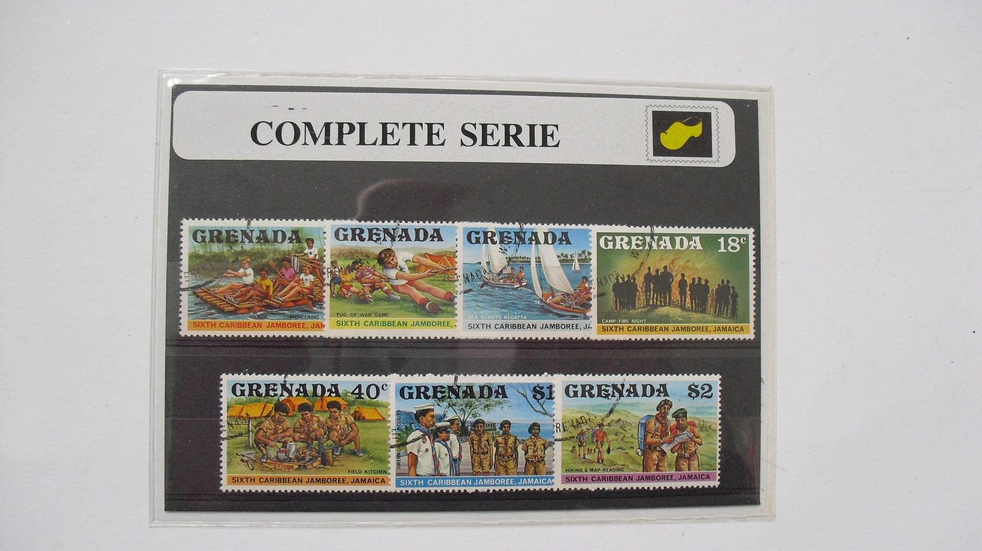Grenada: 1972 6e Carribean Jamboree, gestempeld