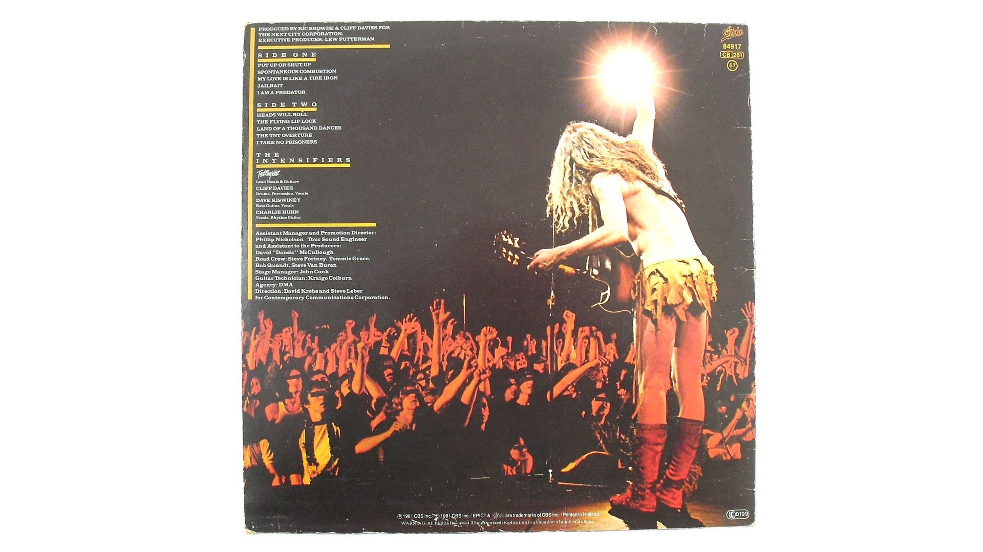 Ted Nugent -  Intensities In 10 Cities