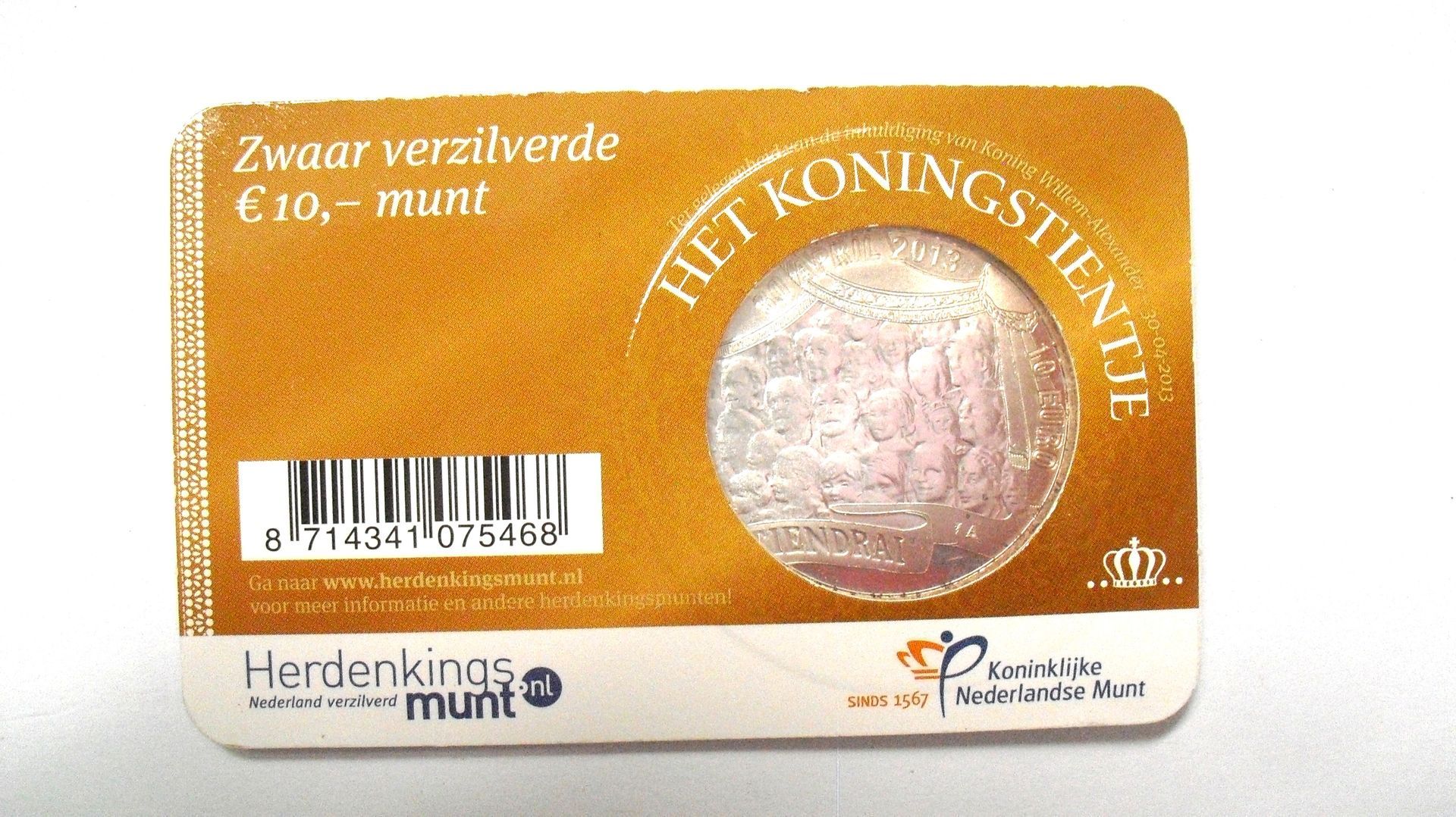 Nederland: 10 Euro 2013, UNC ( Coincard )