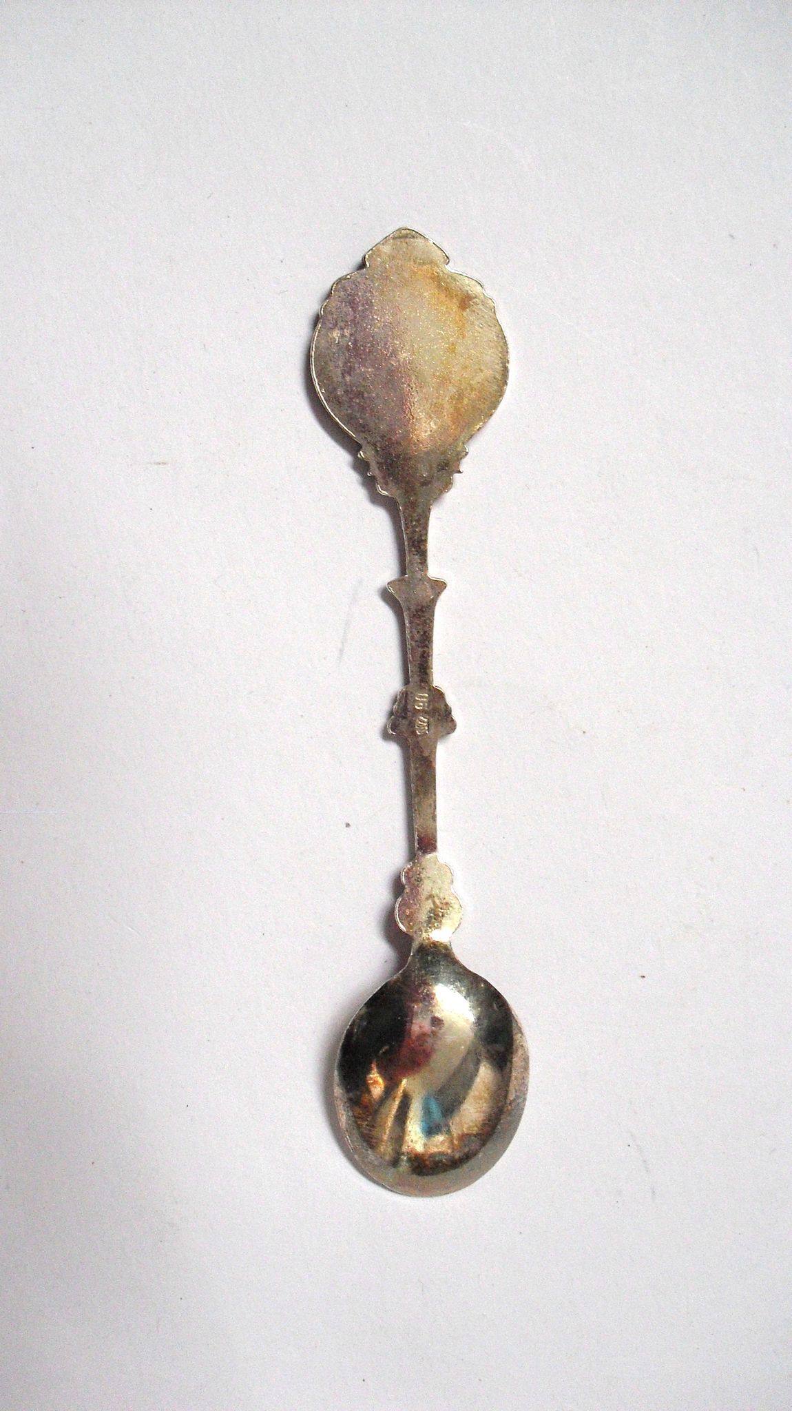 Verzilverd theelepel Pro Rege