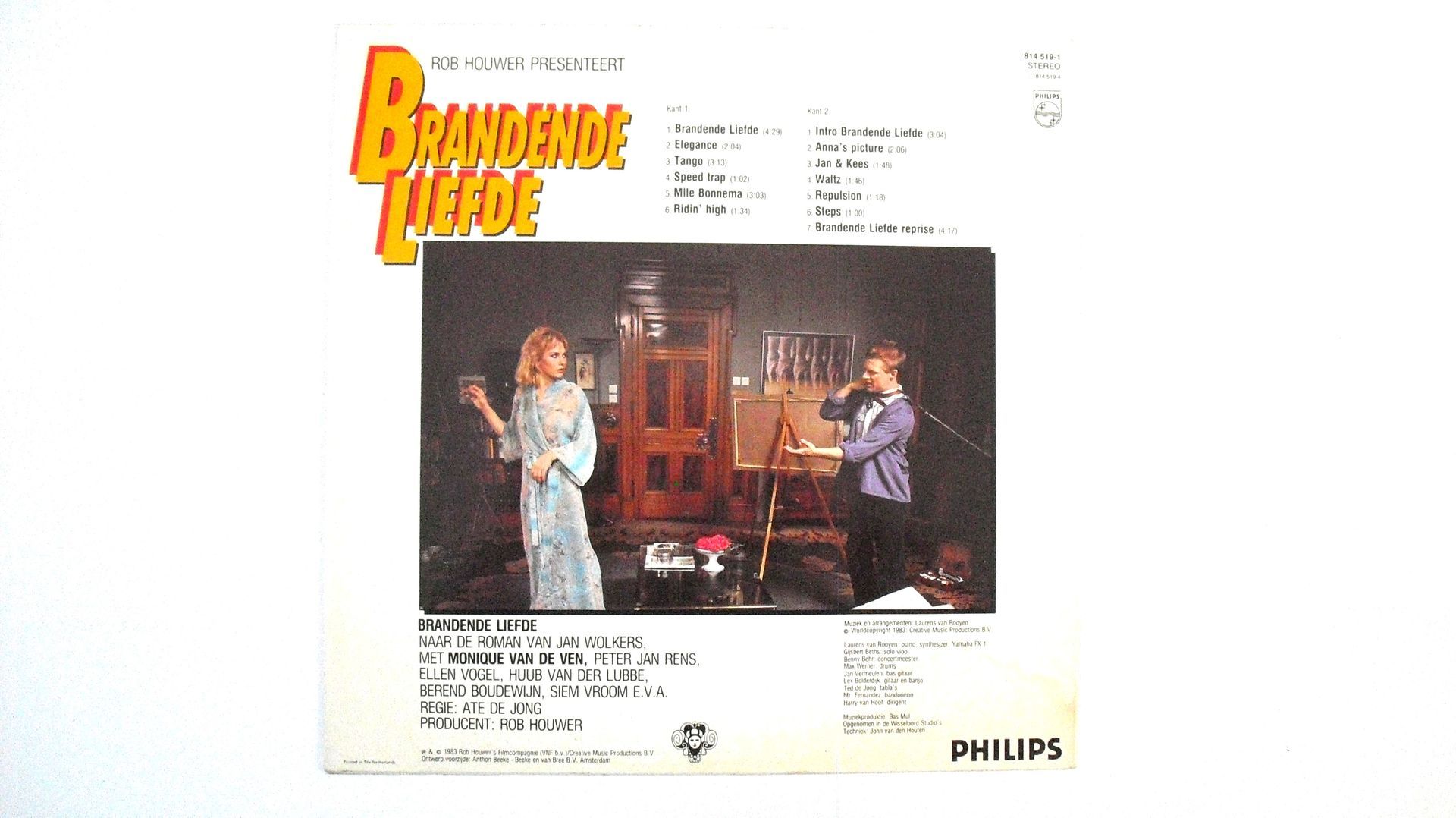 Rob Houwer presenteert Brandende Liefde; originele soundtrack