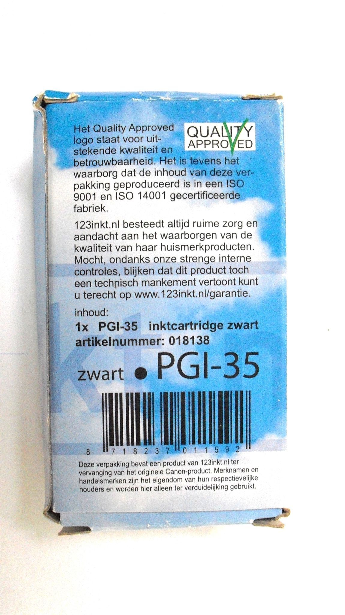 Inkt cartridge PGI-35, zwart
