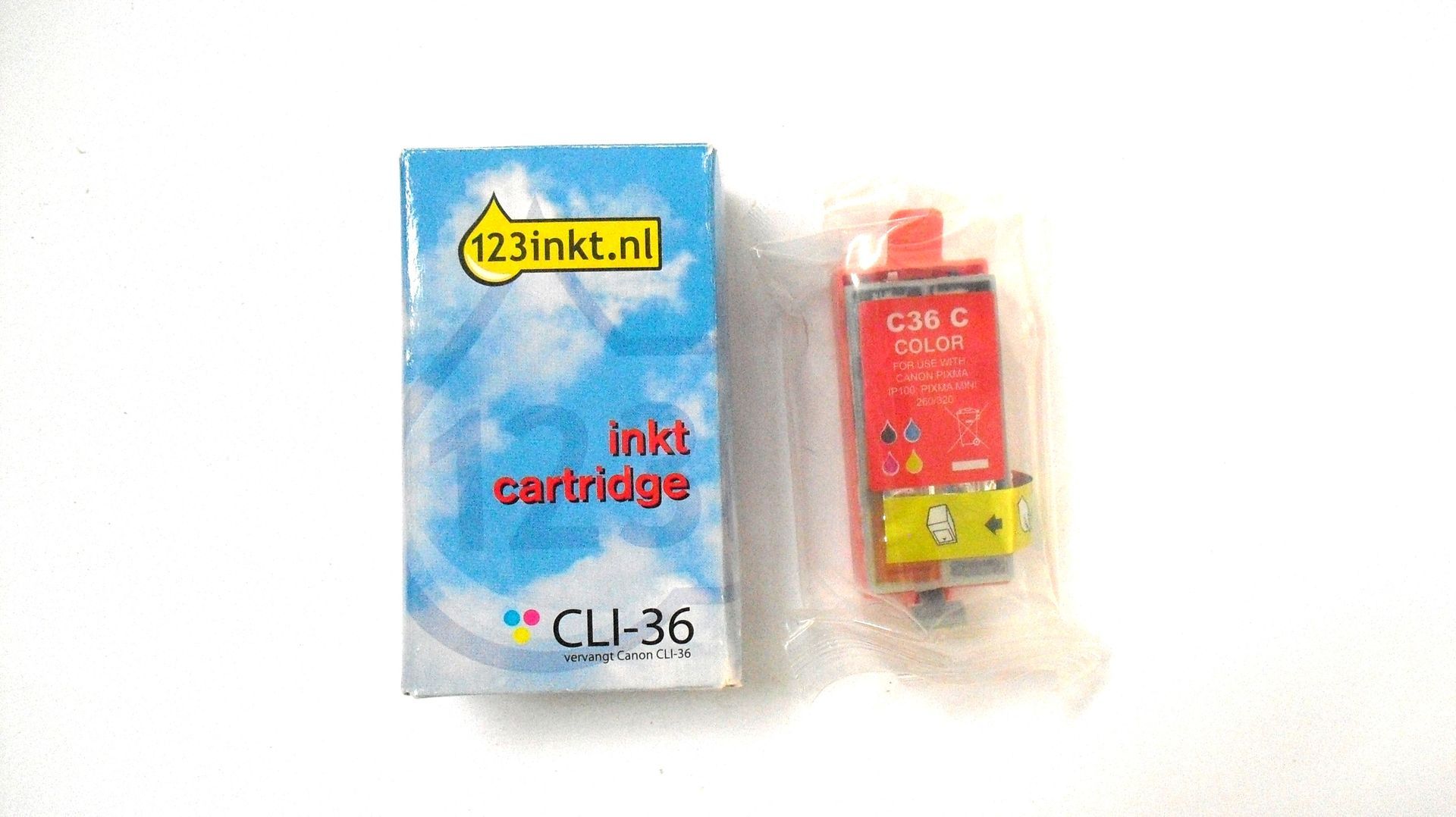 Inkt cartridge CLI-36, kleur