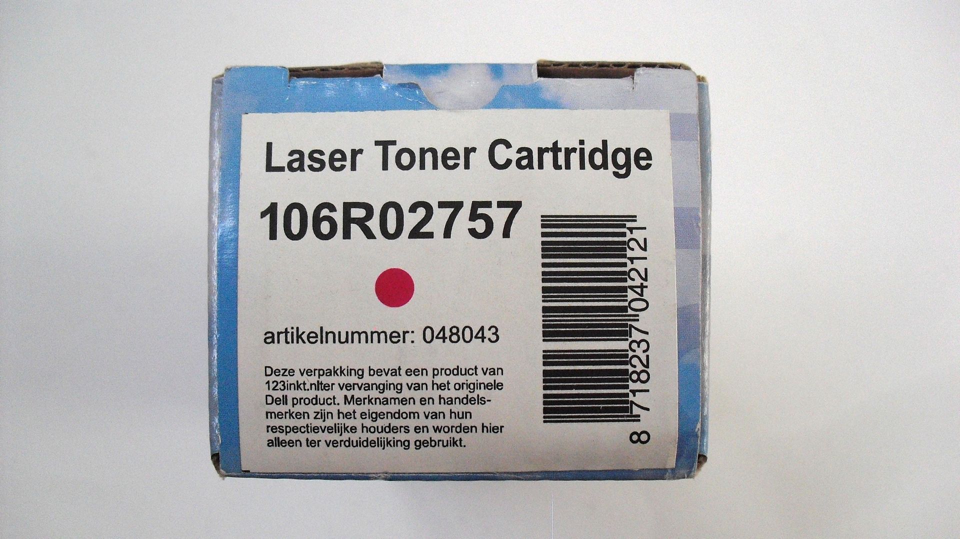 Laser Toner Cartridge 106R02757, magenta