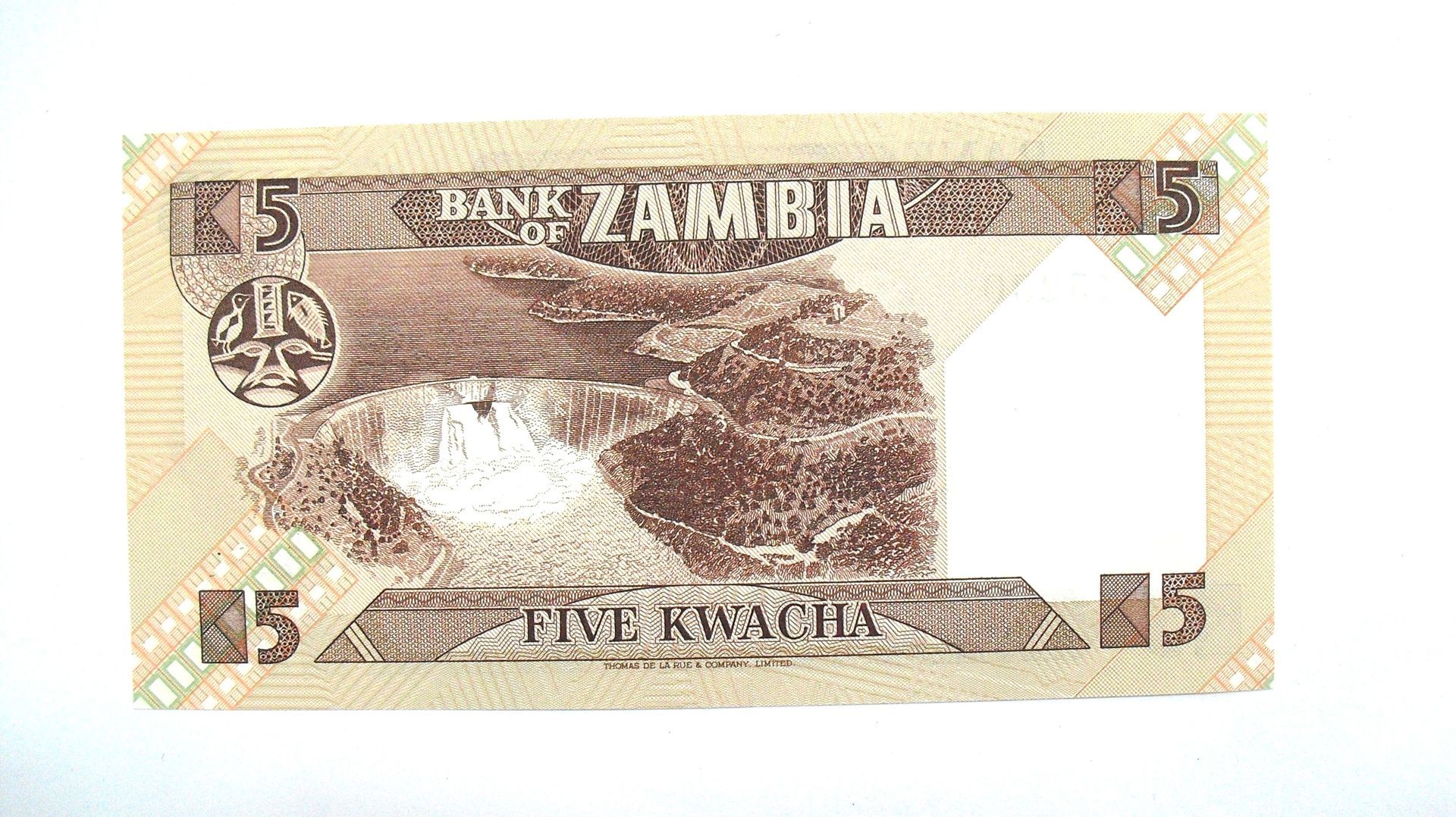 Zambia: 5 Kwacha, 1980, UNC