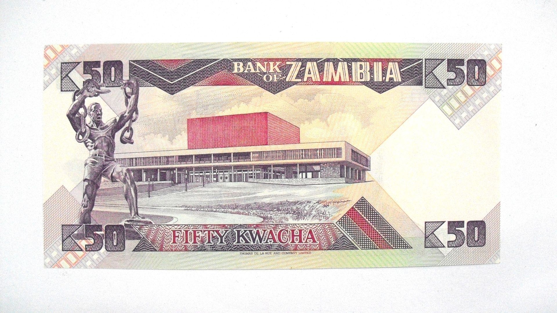 Zambia: 50 Kwacha, 1986, UNC