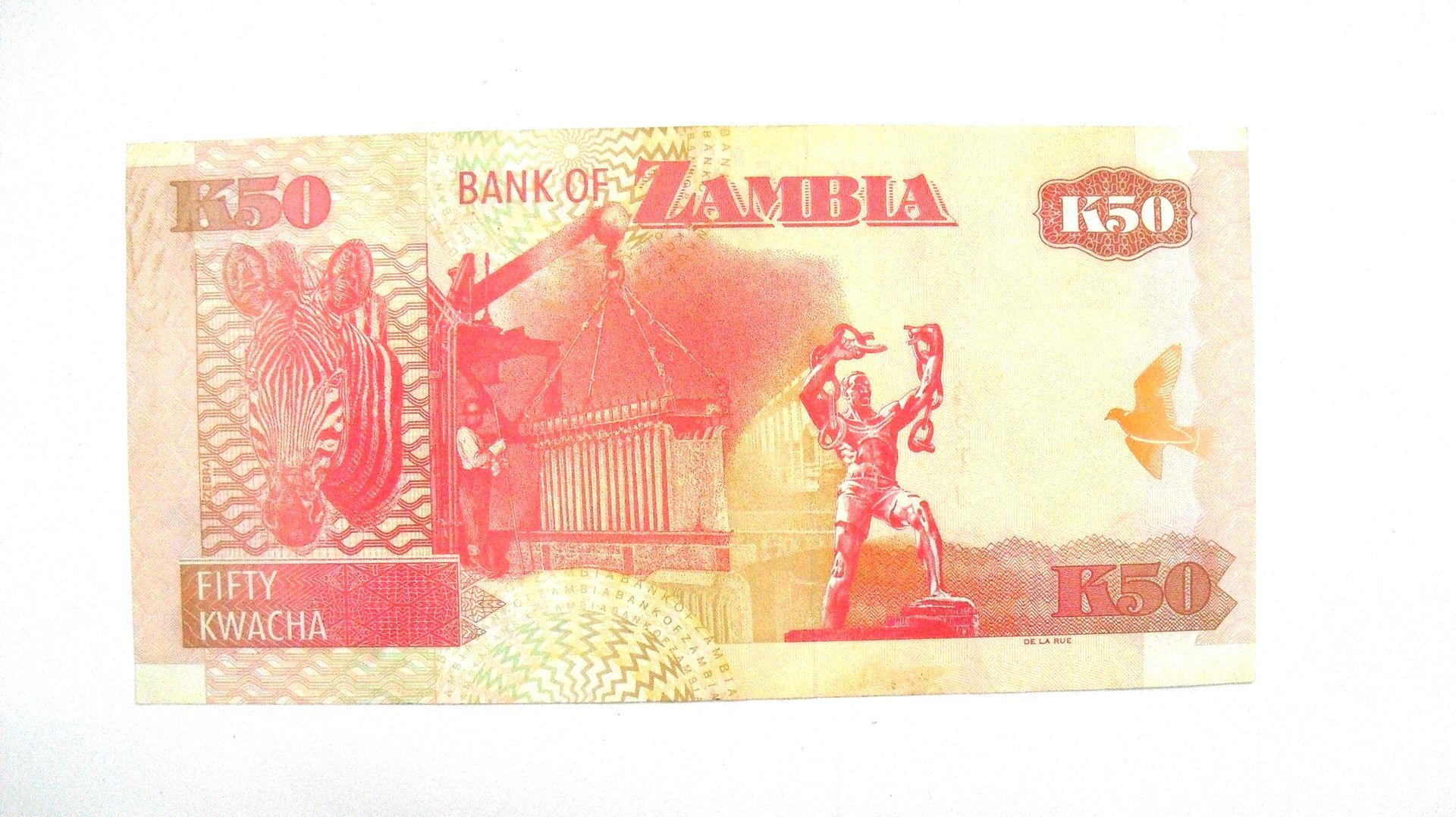Zambia: 50 Kwacha, 2008, UNC
