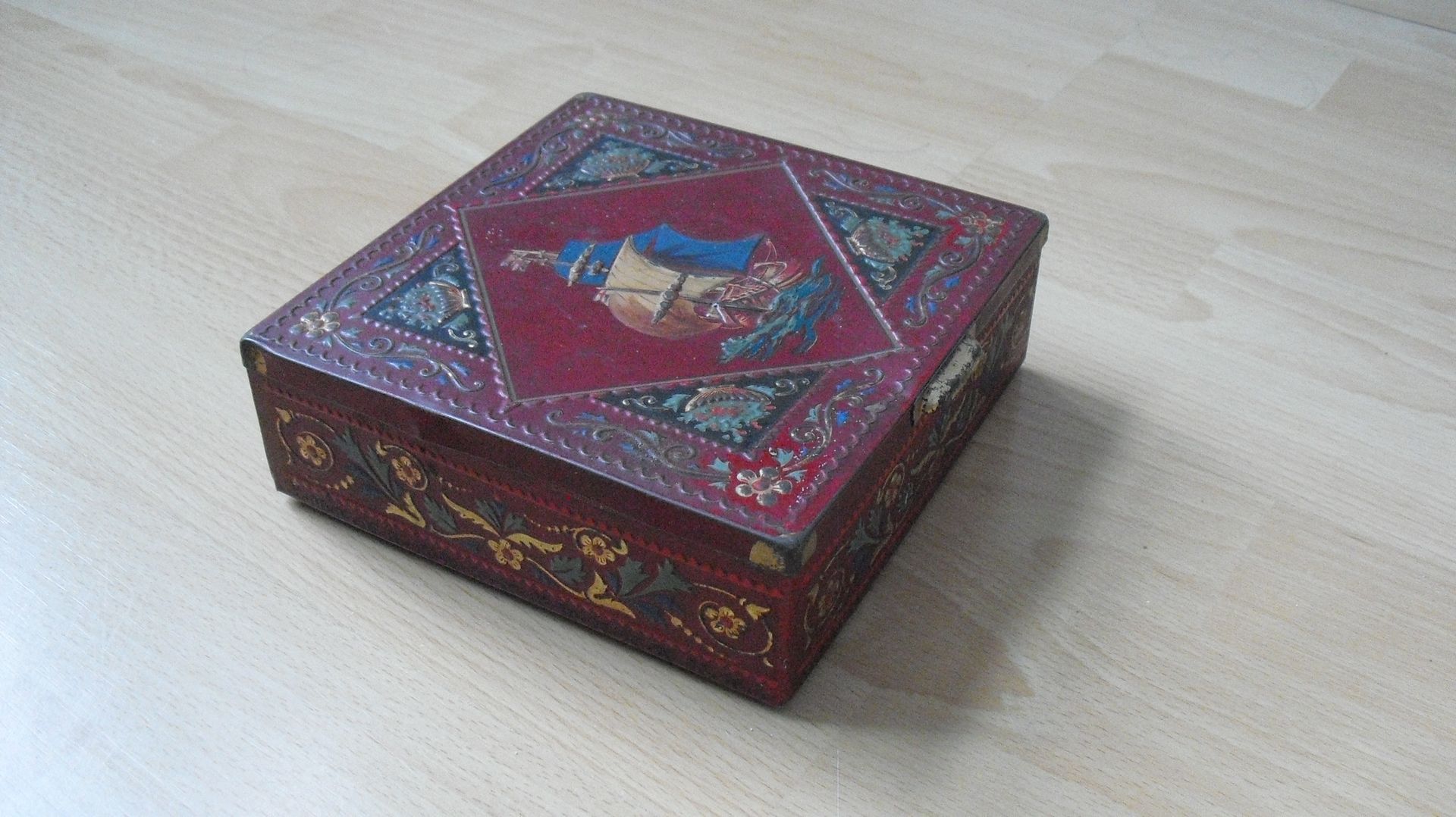 Vintage Verkade blik