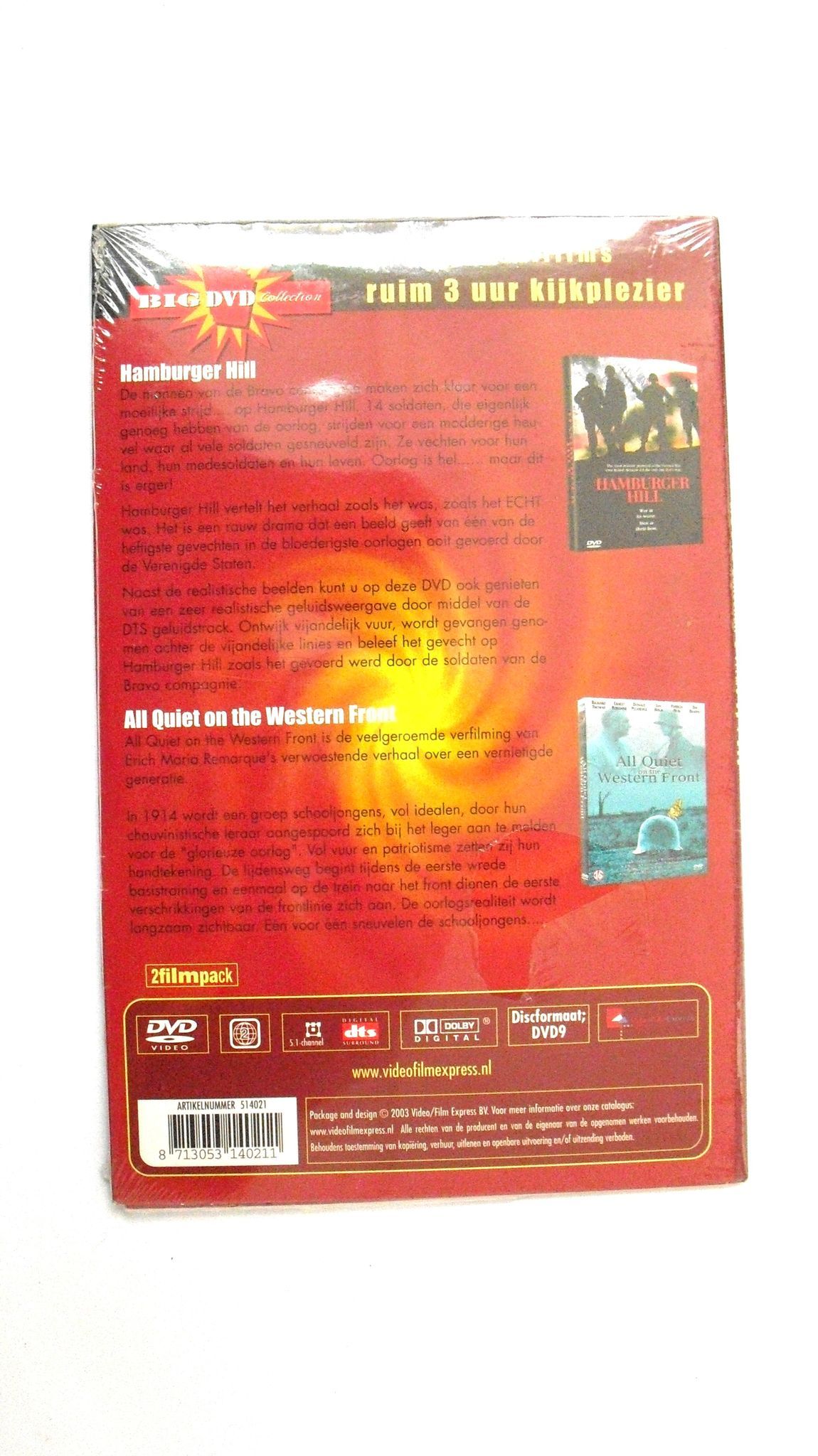 Hamburger Hill / All Quiet on the Western Front