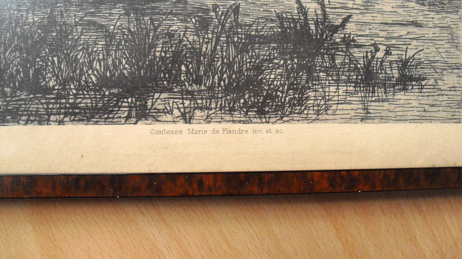 Comtesse Marie de Flandre inv. et sc. Gravure