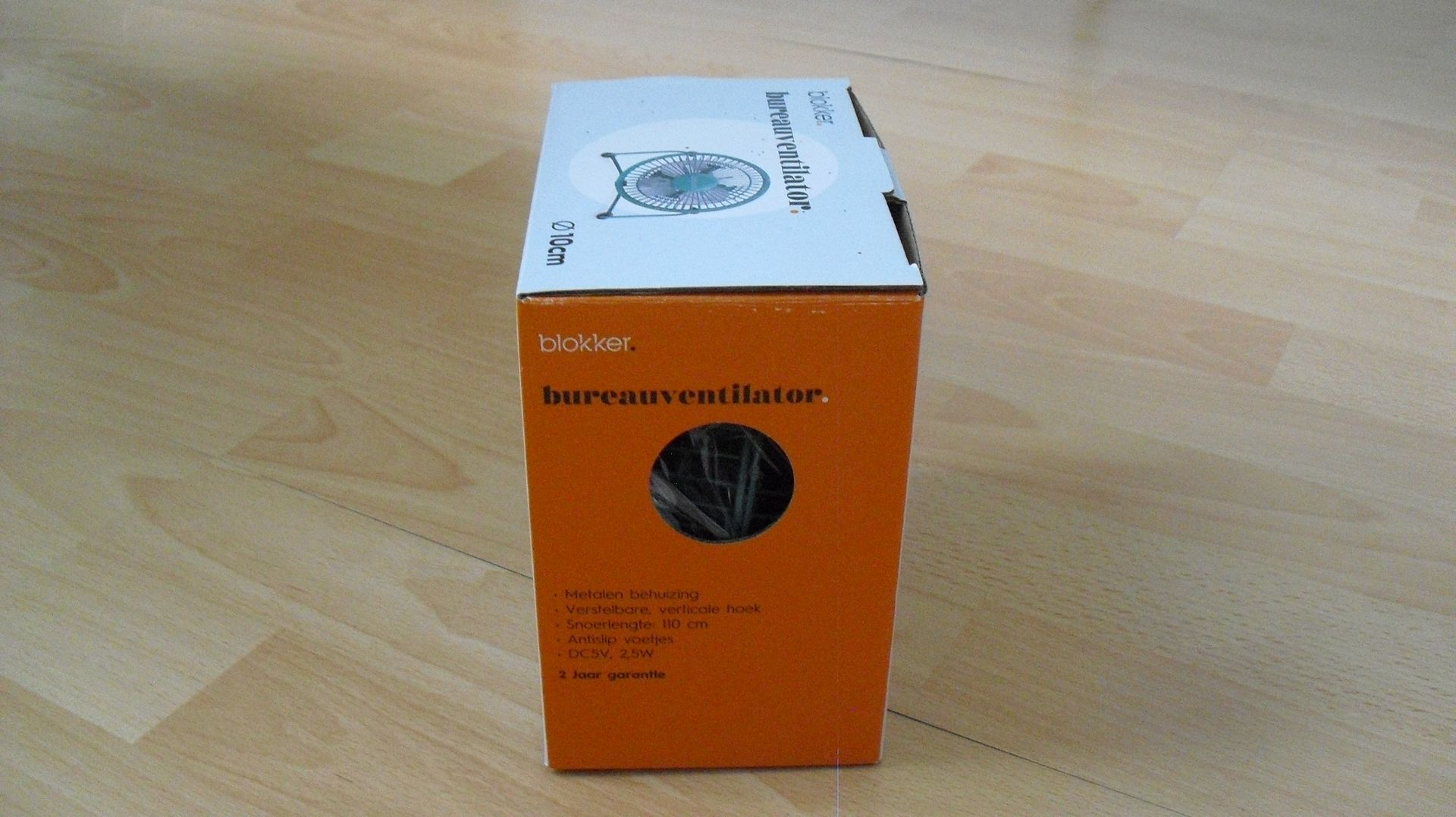 Blokker Bureauventilator 10 cm, groen