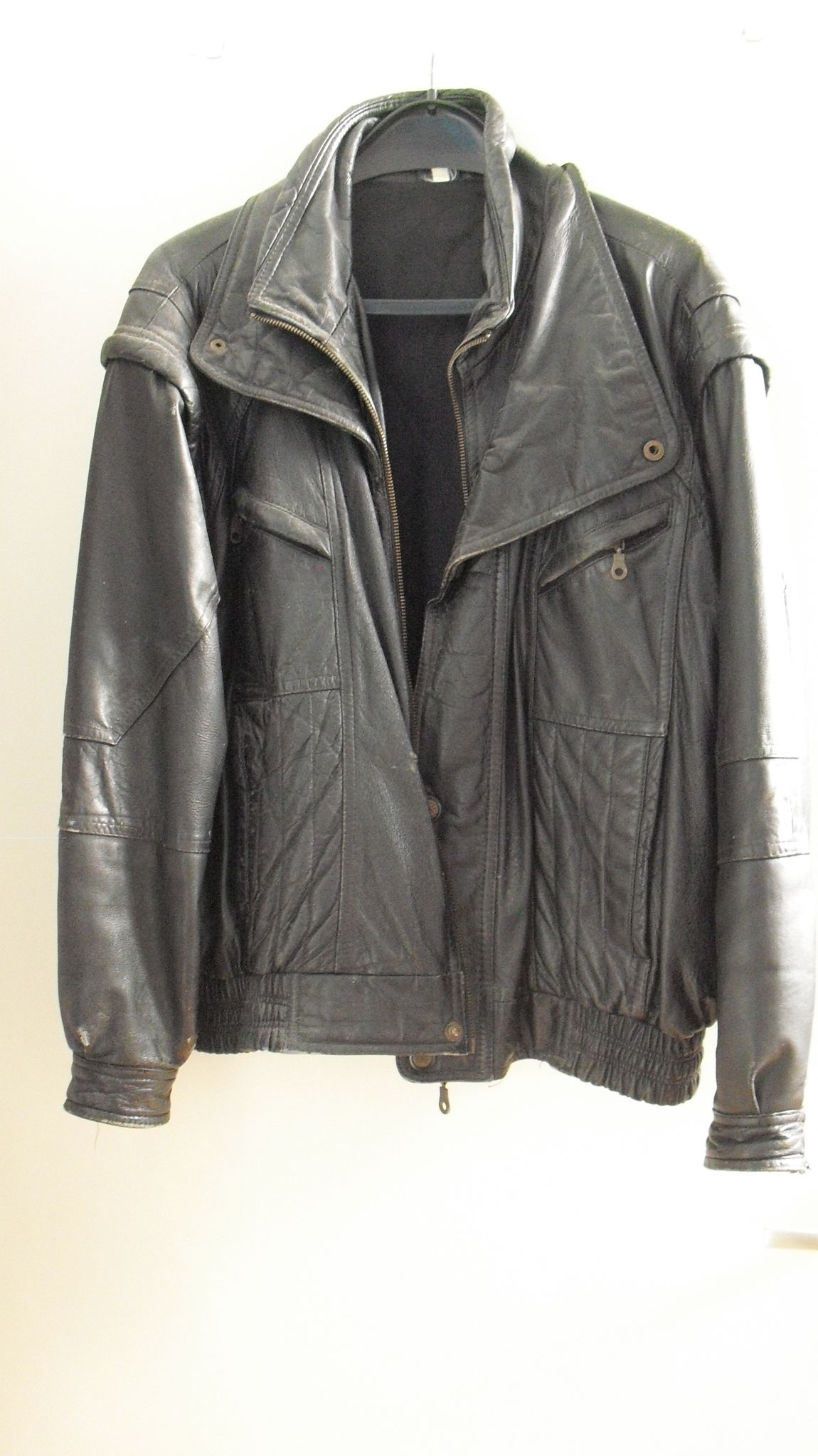 Vintage bruin leren jack