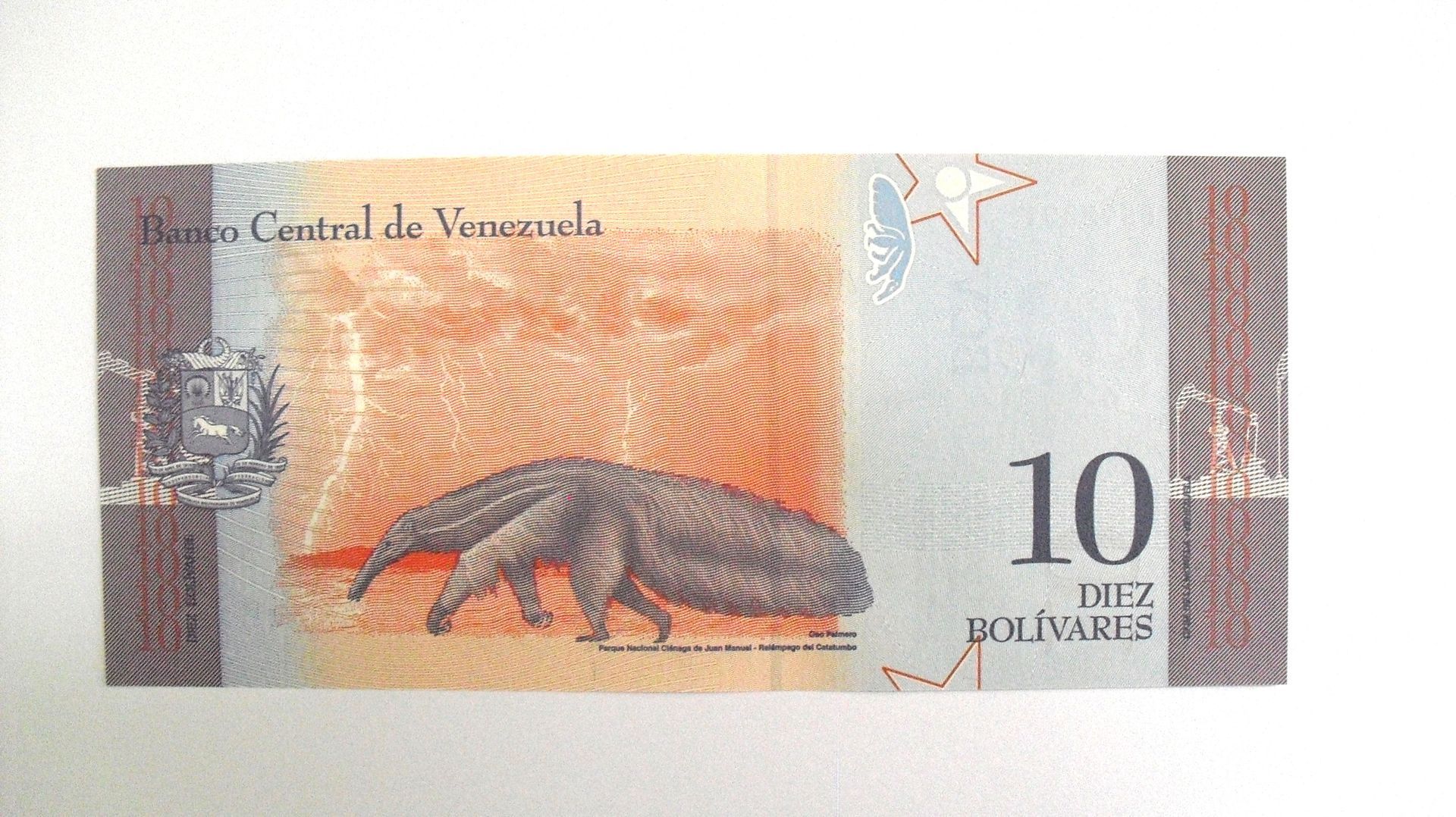 Venezuela: 10 Bolivares 2018, UNC