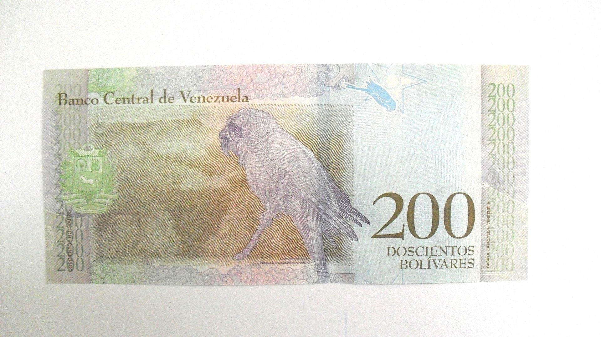 Venezuela: 200 Bolivares 2018, UNC