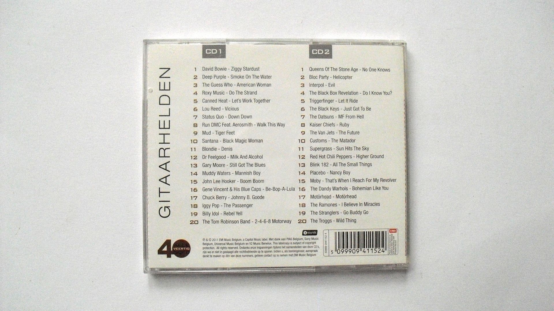 Gitaarhelden; alle 40 goed