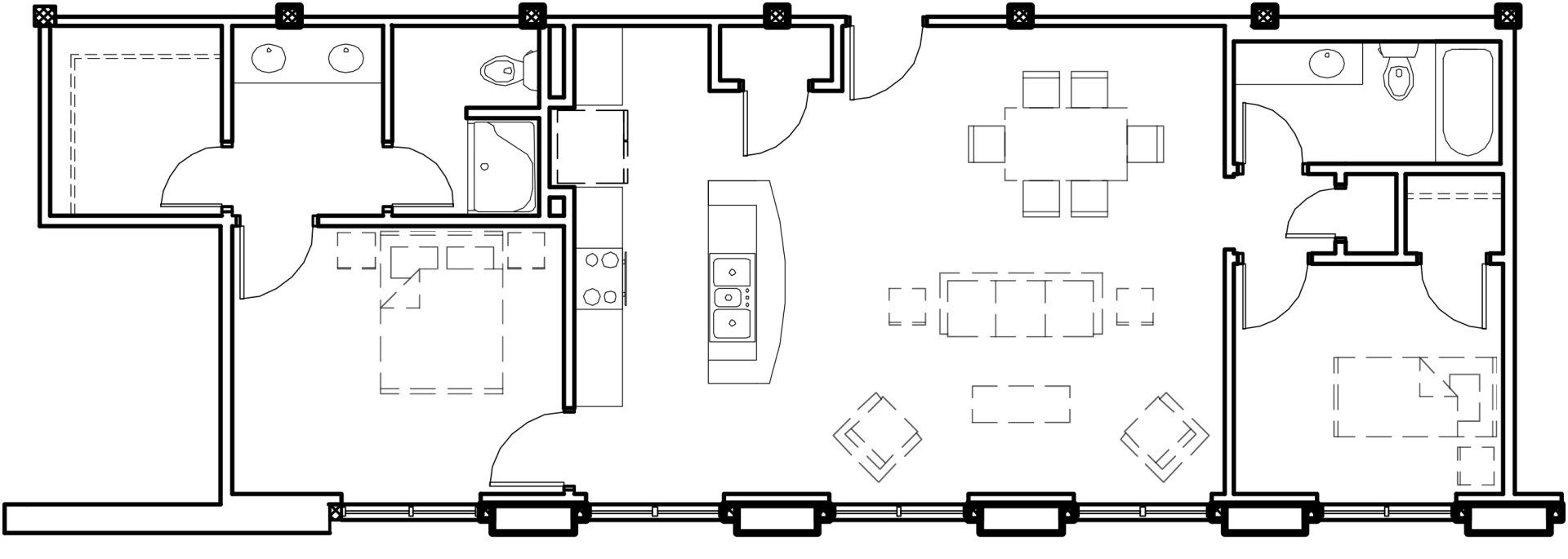 Franklin Terrace Floor Plan X