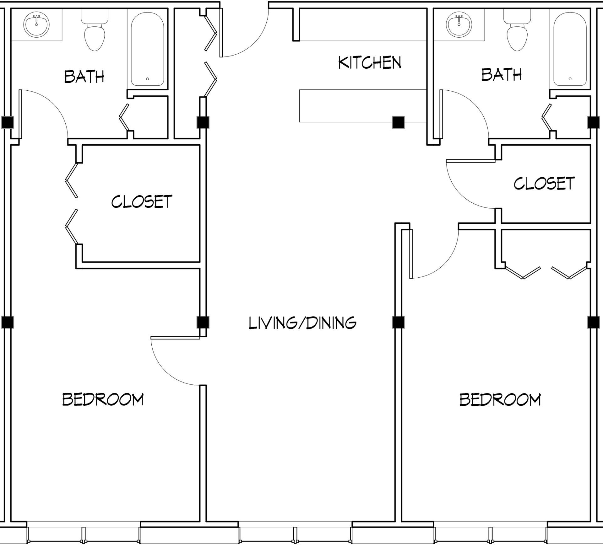 Hiawatha Heights - 2 BDRM -1130sqft
