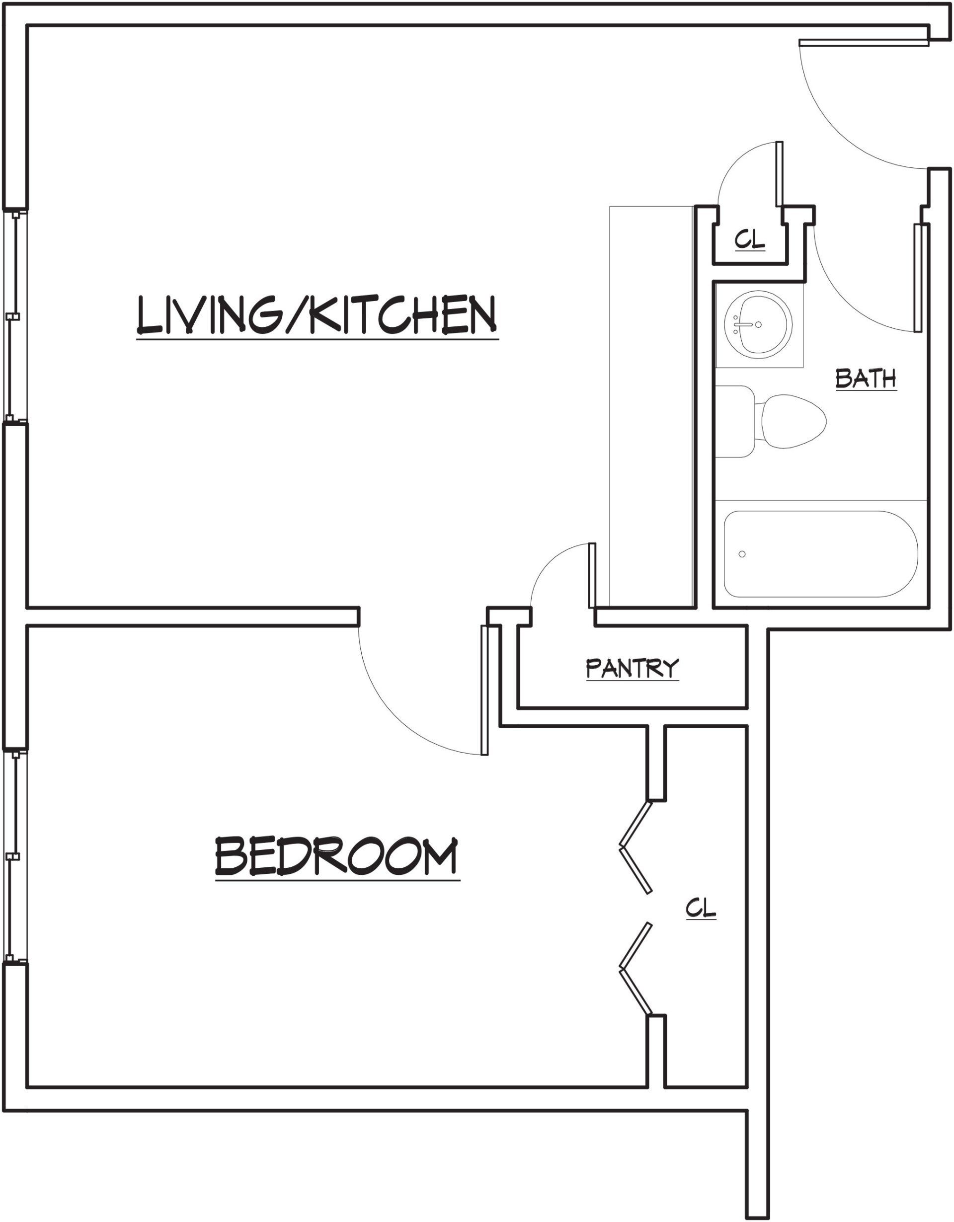 Remington Gardens- 1 BDRM- 470sqft