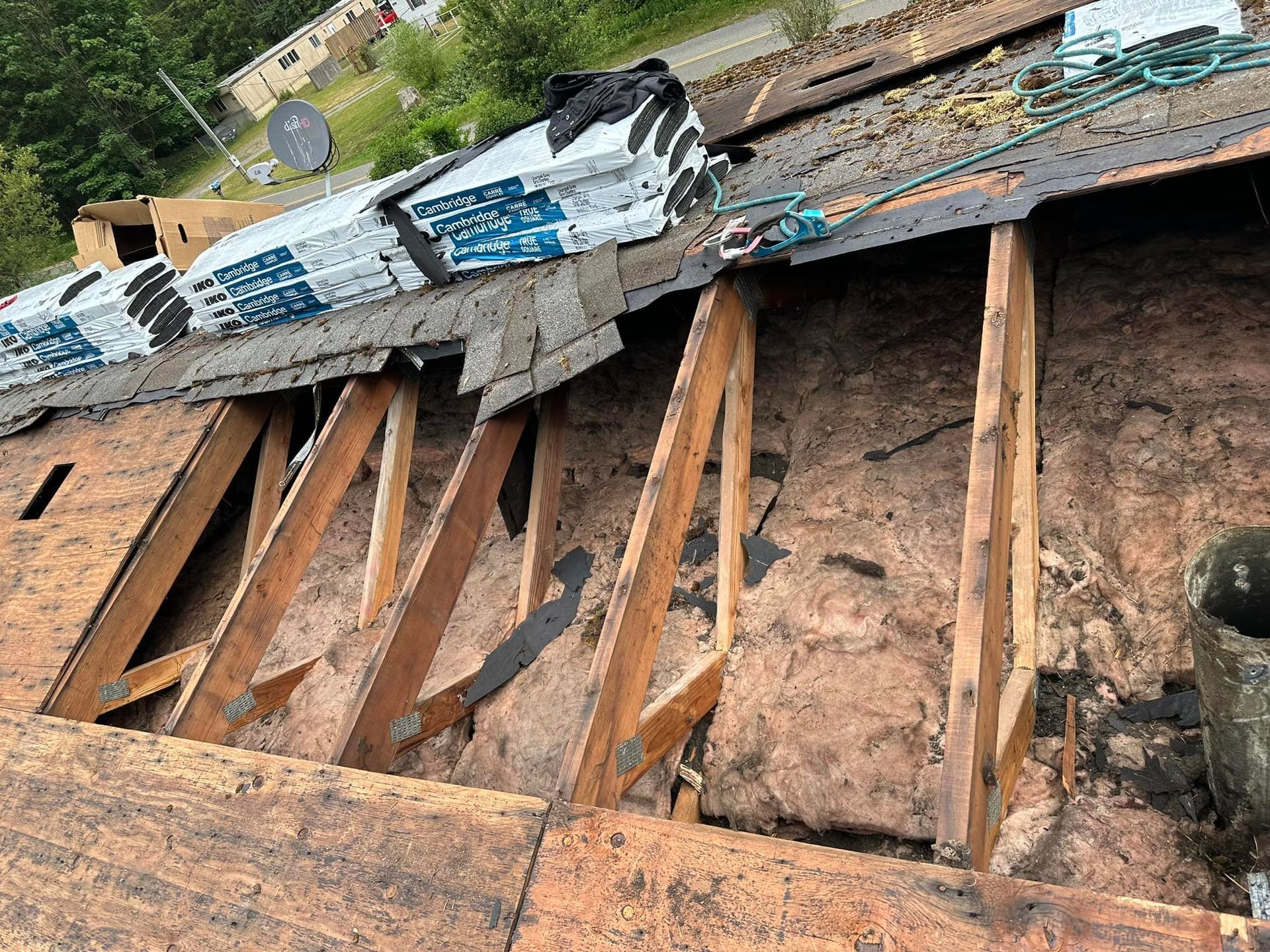 rotted roof