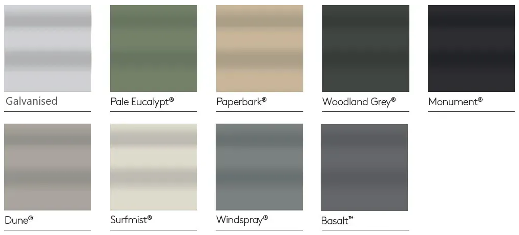 Colorbond Slimline Water Tanks Sydney NSW