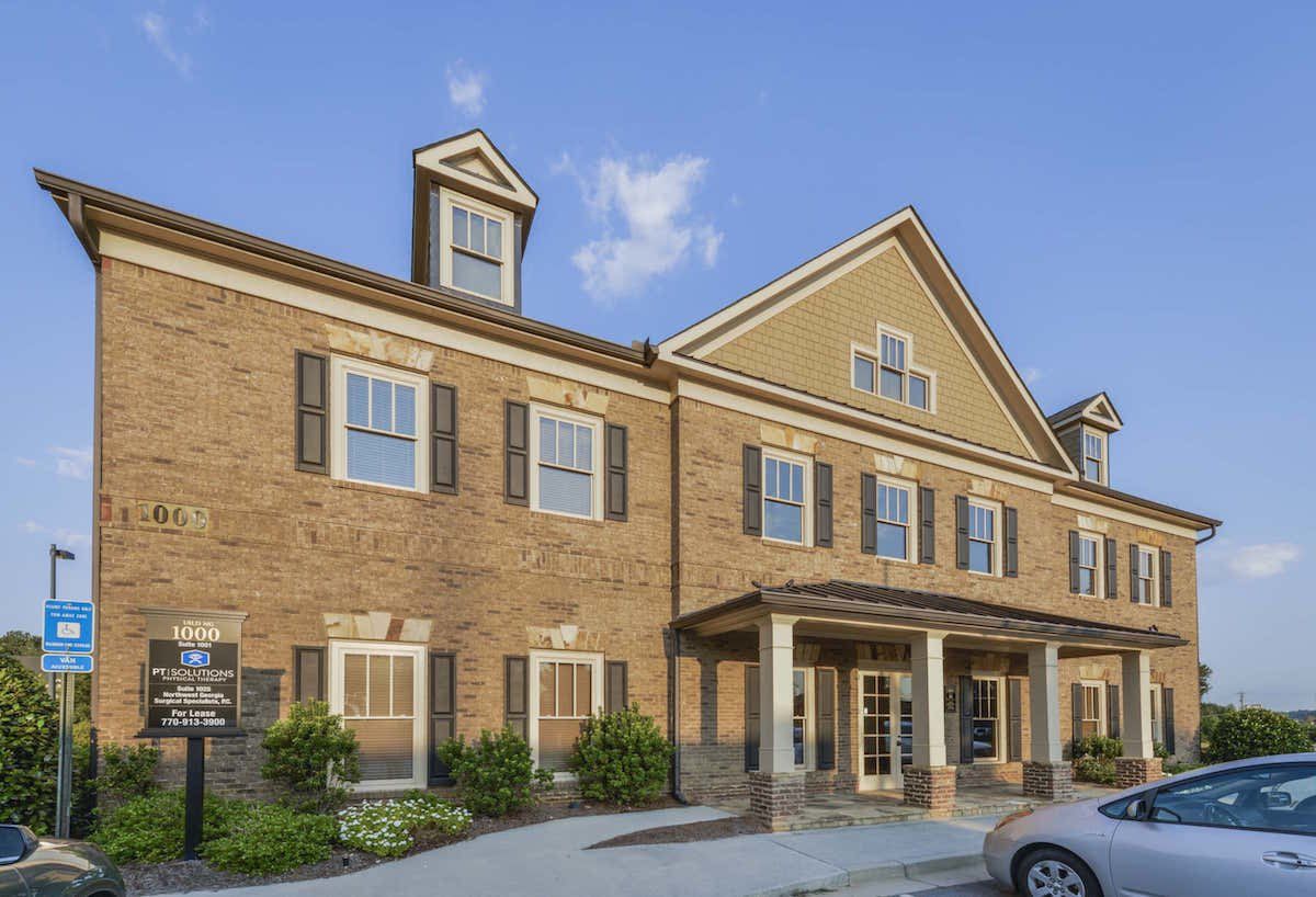 Large, three story commercial building - The Walk at Mars Hill