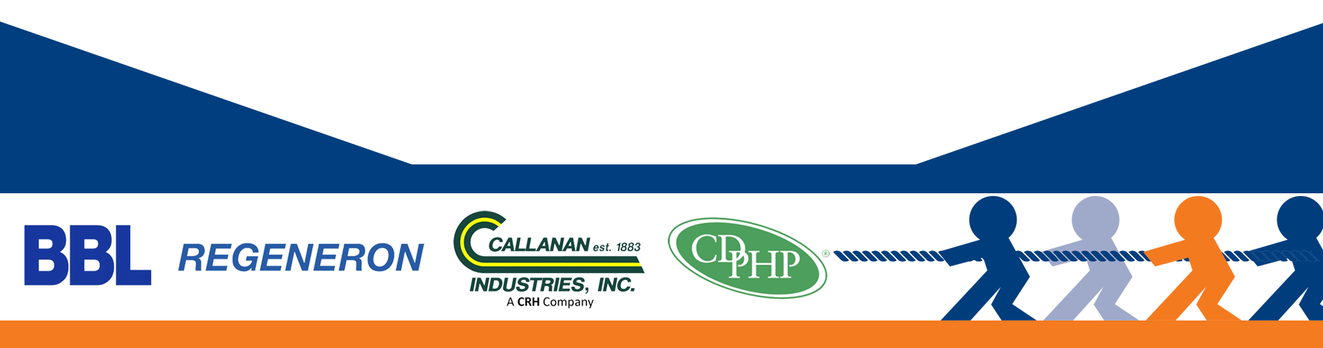 A banner for sponsors