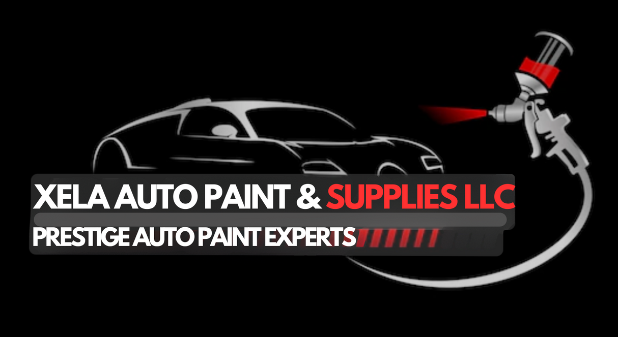 A logo for xela auto paint and supplies llc