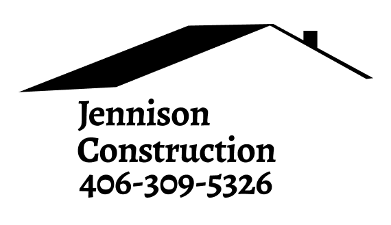 A black and white logo for Jennison Construction