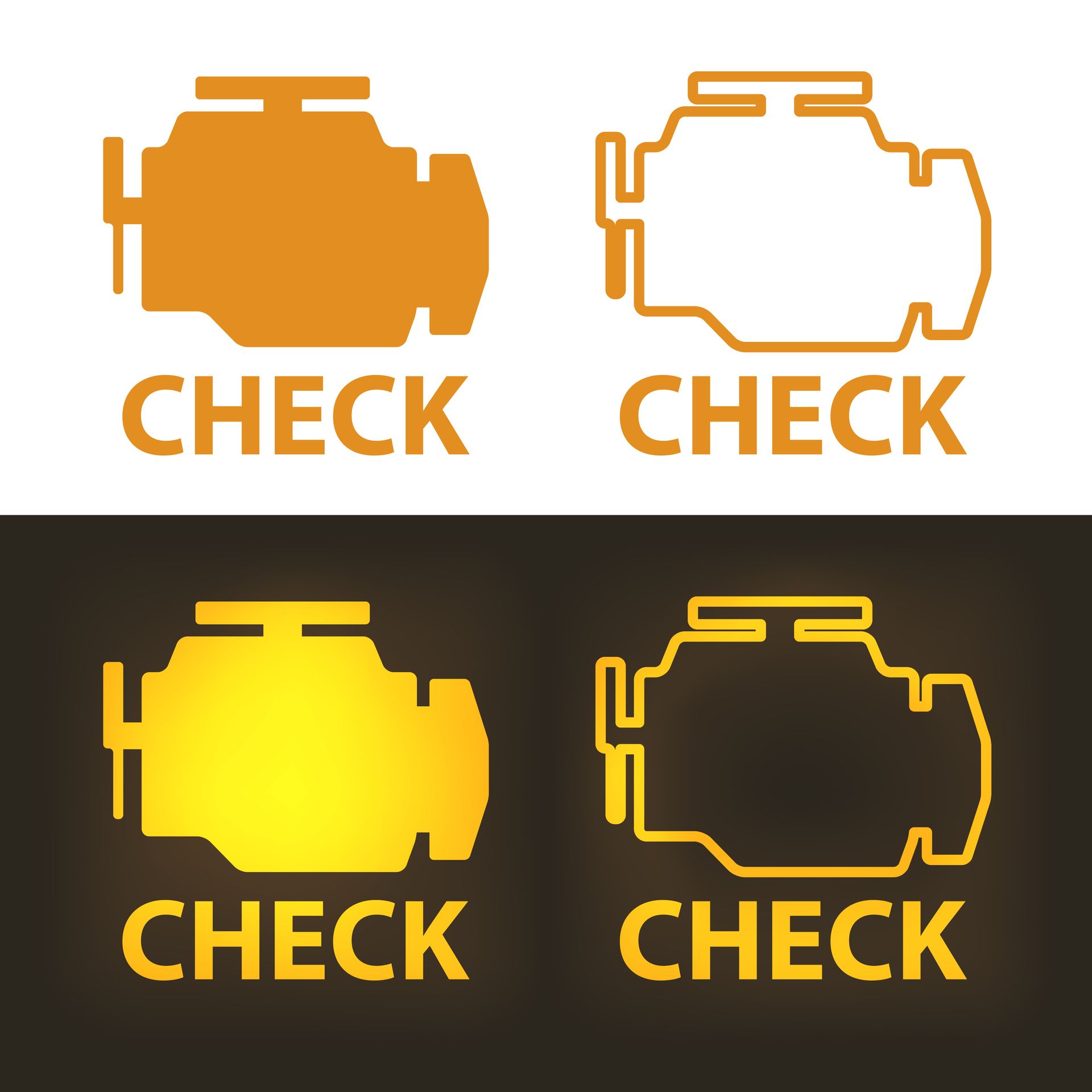 The Check Engine Light - Possible Reasons and Solutions | Absolute Auto Repair Inc